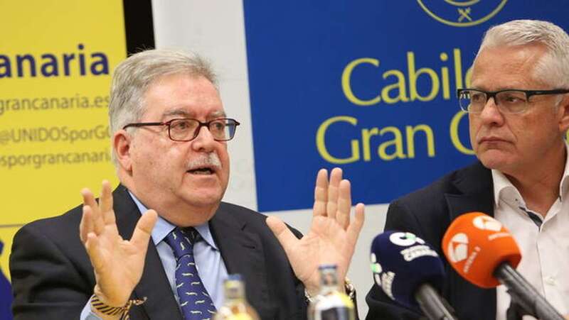 José Francisco Pérez, junto a José Miguel Bravo de Laguna (Foto Alejandro Ramos/CA)